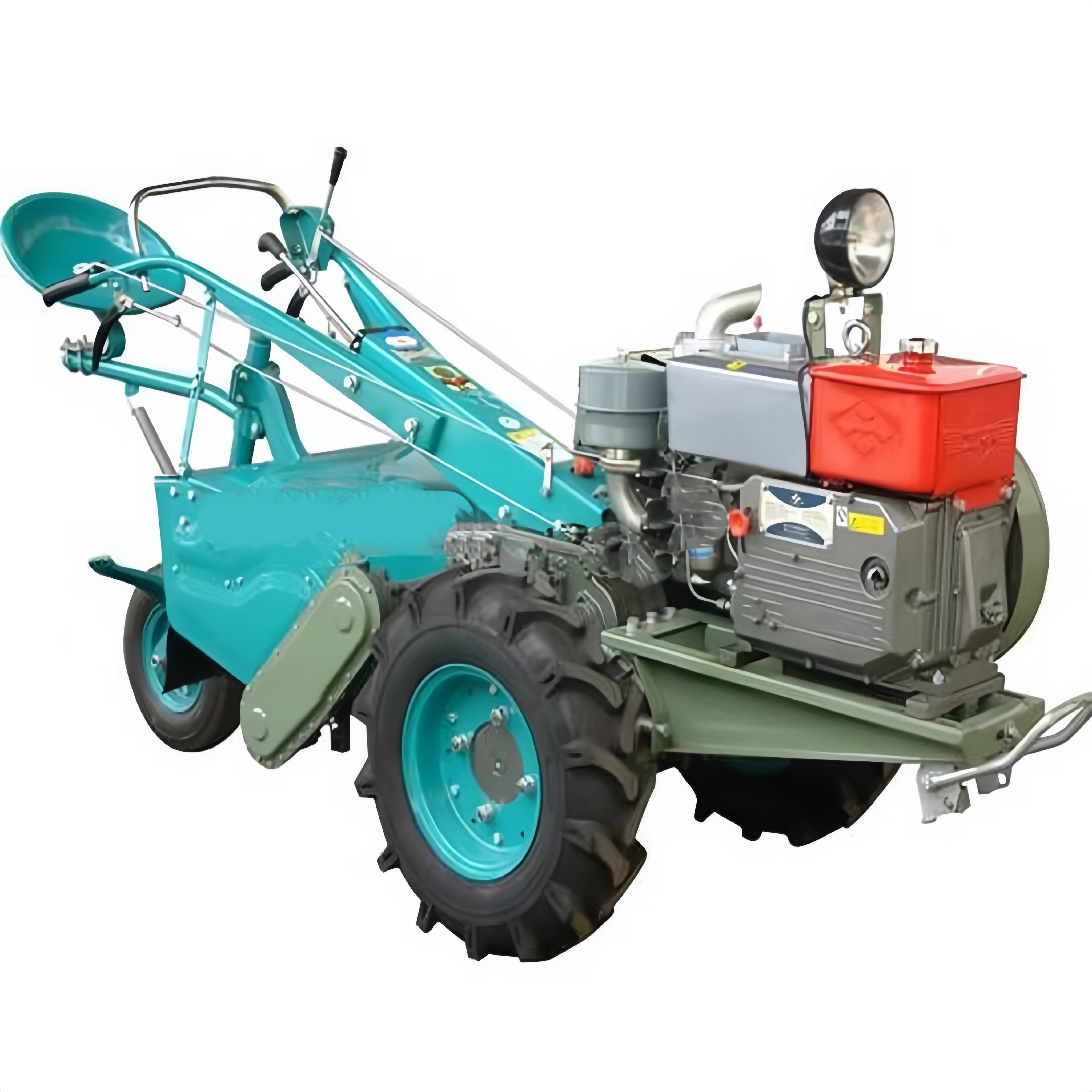 China Factory Supply 2 Wheel Farming Walking Diesel engine Two Wheel Behind Walking Tractor  with Mini Power Tiller