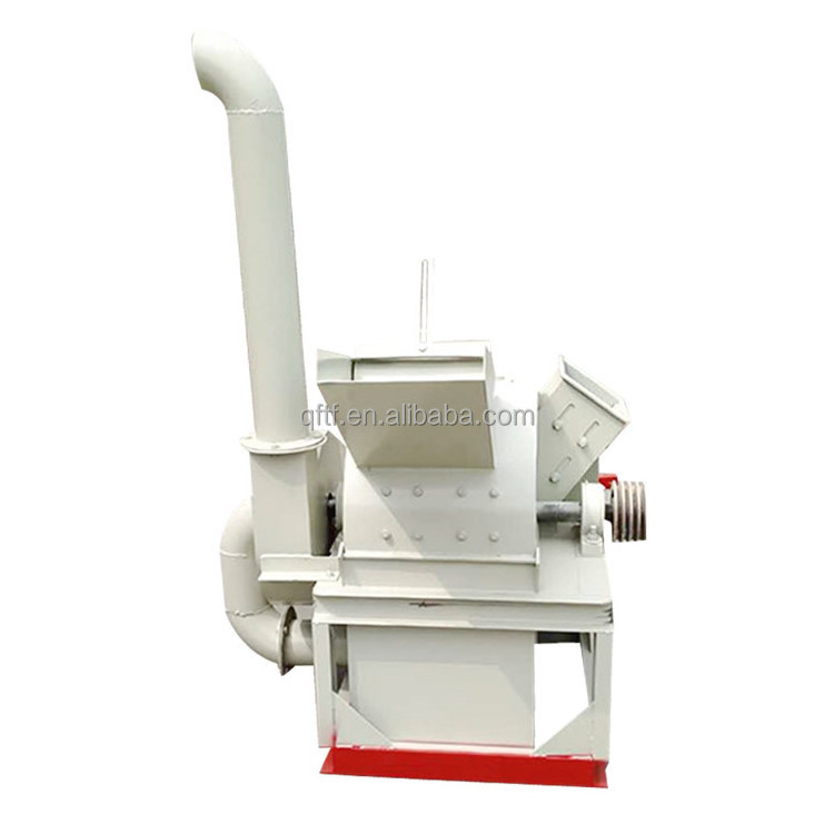 Industrial wood chippers are used to crush wood sawdust to make wood pellets