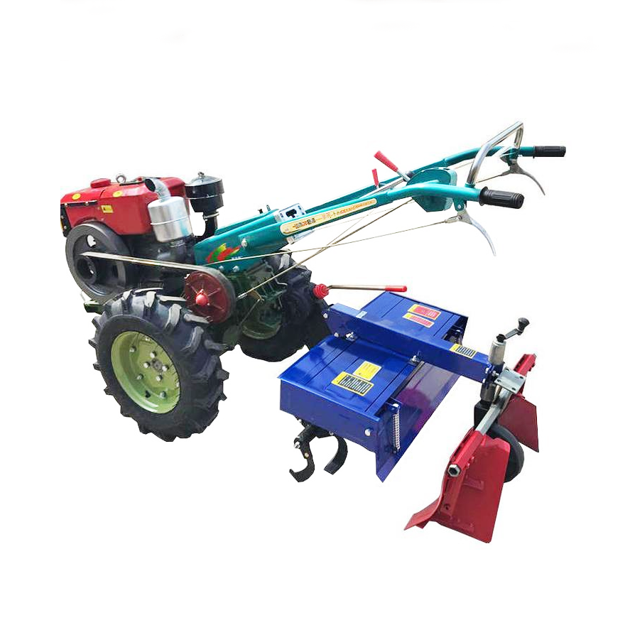 Agricultural Machinery Equipment Diesel Cultivator Motocultor Two Wheel Gasoline/disel Power Mini Tiller 18 Hp Walking Tractor