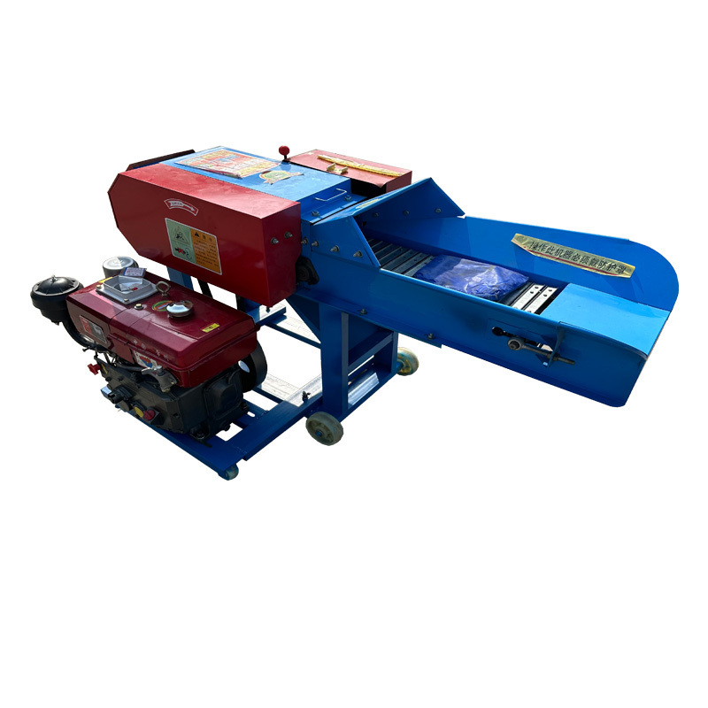 Hot selling Agricultural Farm Grass Animal Feed Chaff Cutting Making Fodder Forage Chaff Cutter Machine