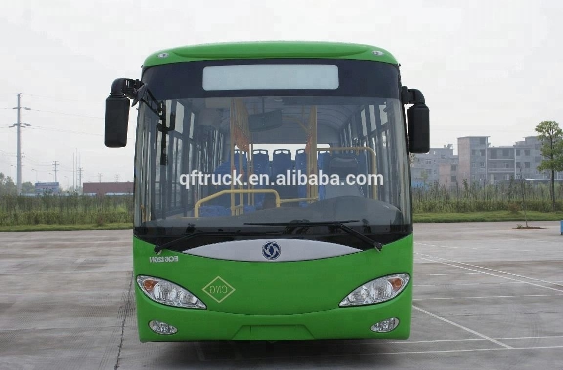 Dongfeng EQ6120N 4X2 12m luxury 38 seats CNG city bus for sale