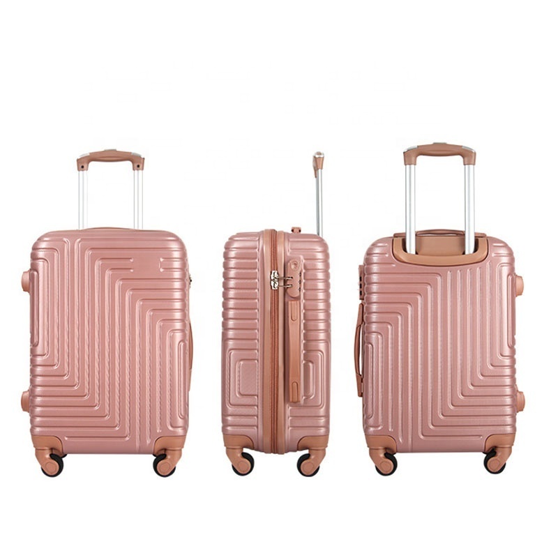 Hot sale 20 inch 24 inch 28 inch Hard shell ABS PC maletas de viaje set Luggage 3pcs luggage travel bags carry on suitcase