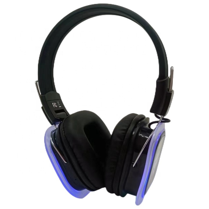 Super bass headphones stereo silent disco headphone for factory price