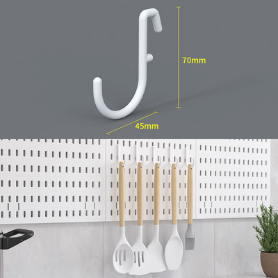 Hot sales Peg Board wall organizer clear pegboard rack black  pegboard hooks accessories pegboard display