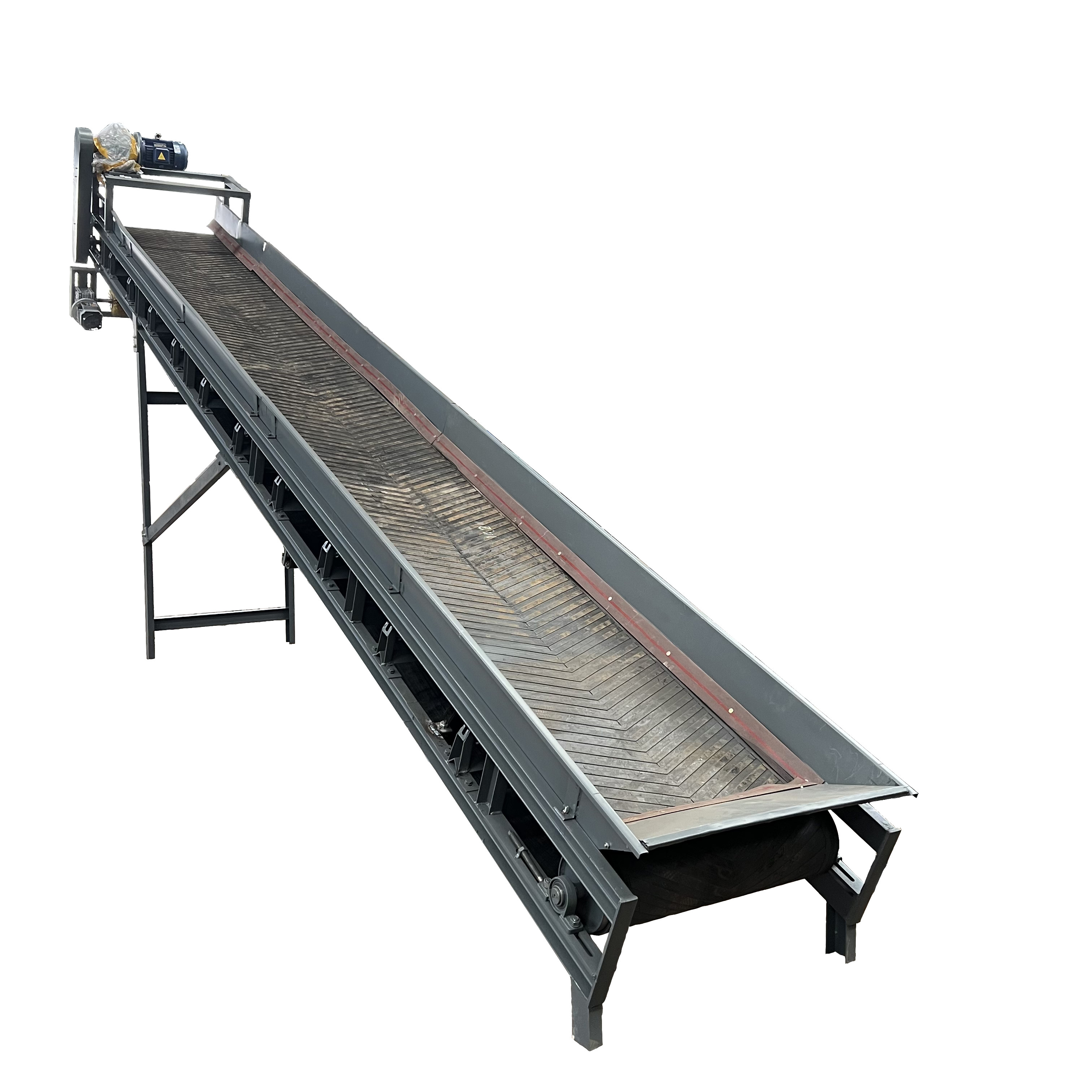 Supply firewood belt conveyor Box beer loading and unloading truck belt conveyor