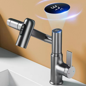 Touch less kitchen faucet digital display Kitchen sink faucet digital display bathroom basin faucet