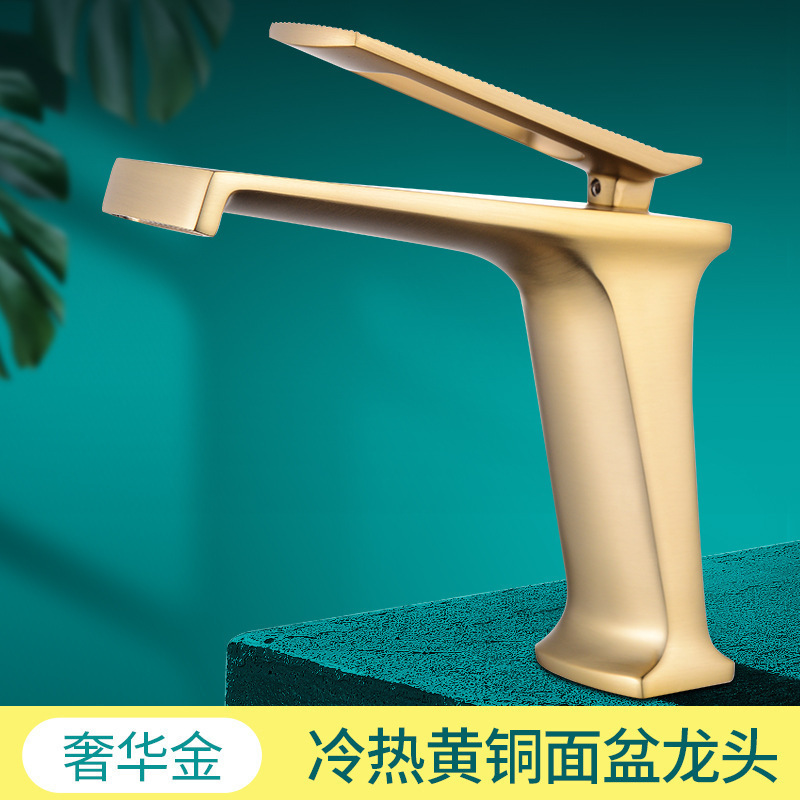 Bathroom Sink High Quality Faucet Waterfall Tap Bathroom Vessel Single Hole Gun Grey Metal Basin Faucet Wholesale