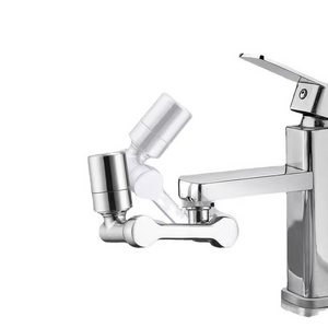 Universal 1080 Degree Swivel Robotic Arm Faucet Plastic Bathroom Sink Faucet Kitchen Basin Faucet