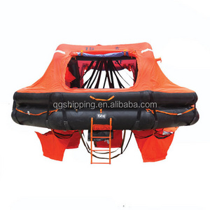 Davit launched Solas life raft