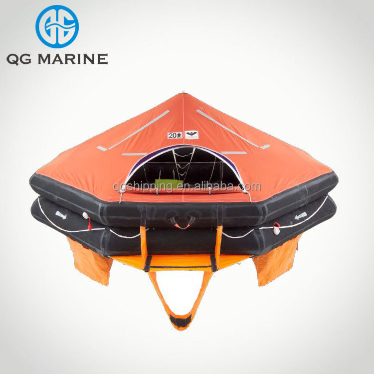 Throw-overboard Throw-overboard Viking Self Inflating Life Raft with Price Life Saving D488*968mm Level Bridge Qiangang 2323mm