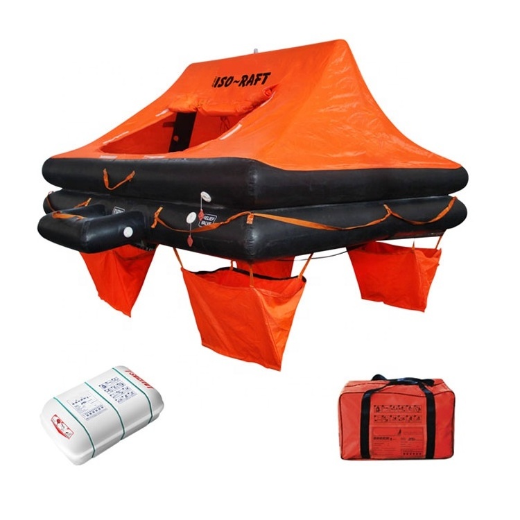 ISO9650-1 4 person Leisure Liferaft Yacht Life Raft with valise or canister