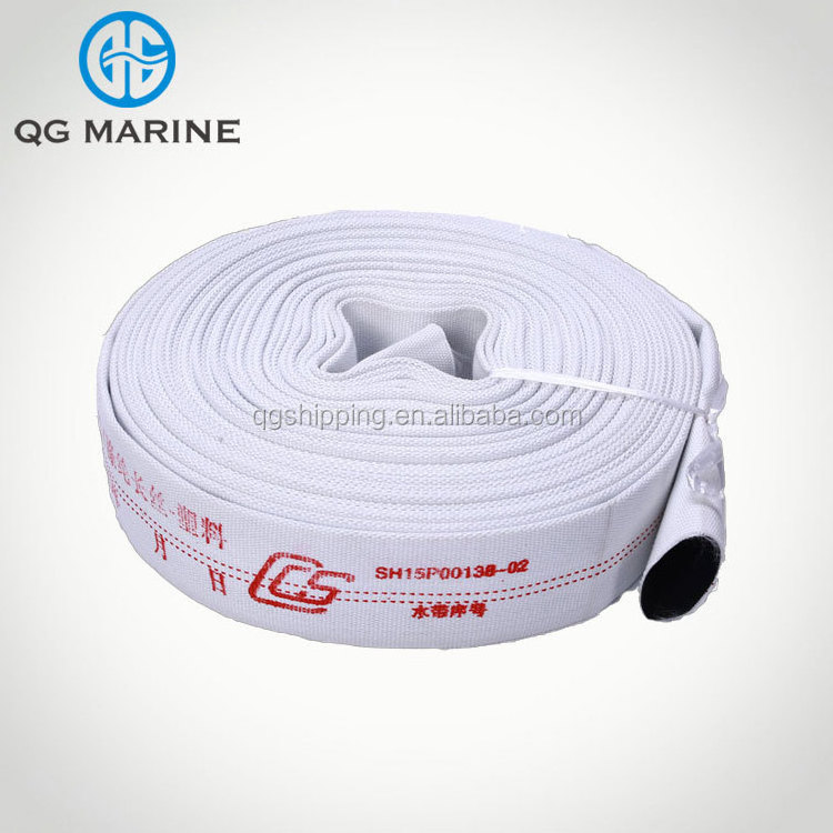 Sea lay flat fire hose roller