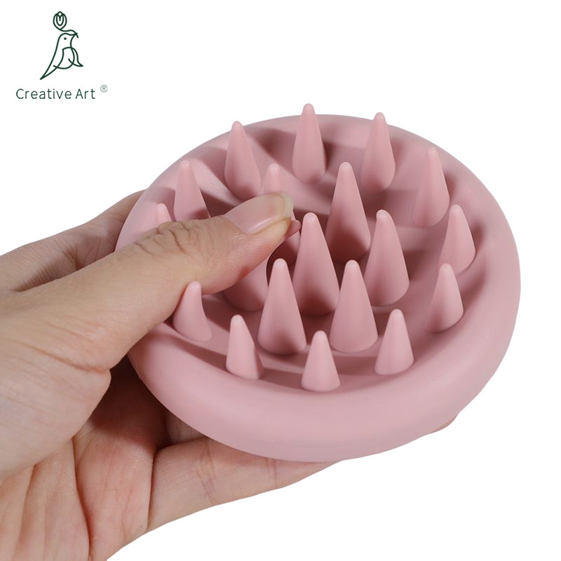 Professional Factory  Eco Friendly Head Scalp Massager silicone shampoo brush Silicone Scalp Massage Brush