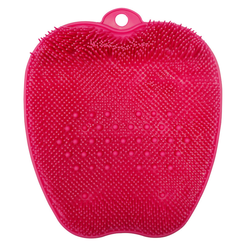 Bath Massage Cushion Brush with Suction Cups Bathroom Wash Foot Mat Exfoliating Dead Skin Foot Brush