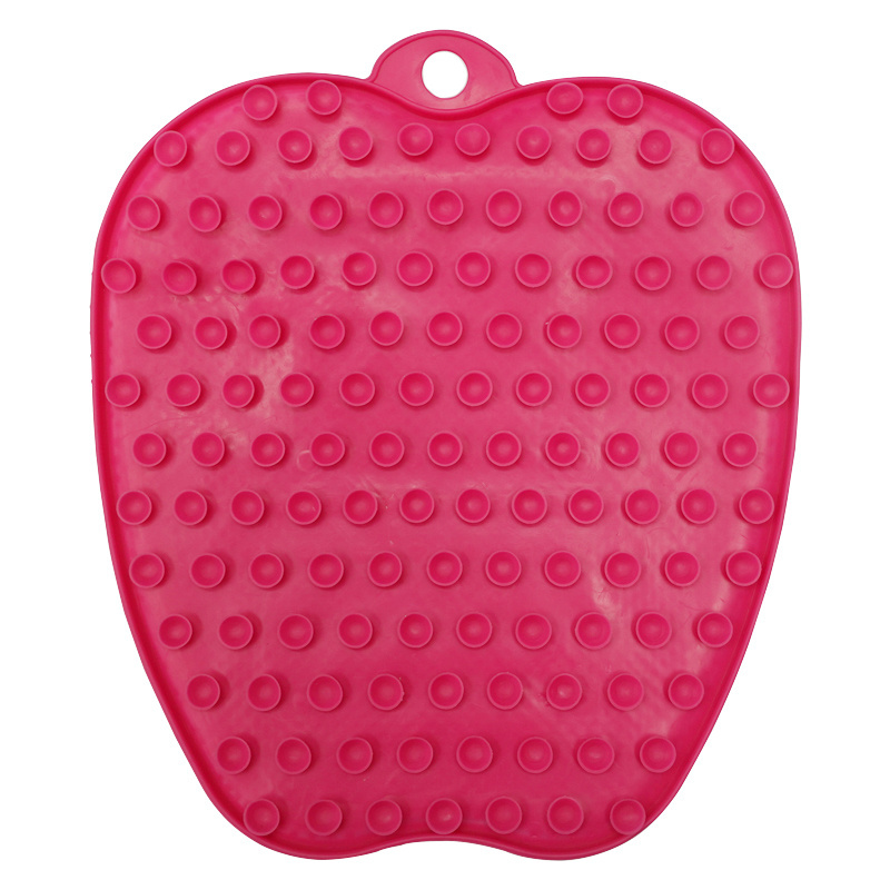 Bath Massage Cushion Brush with Suction Cups Bathroom Wash Foot Mat Exfoliating Dead Skin Foot Brush