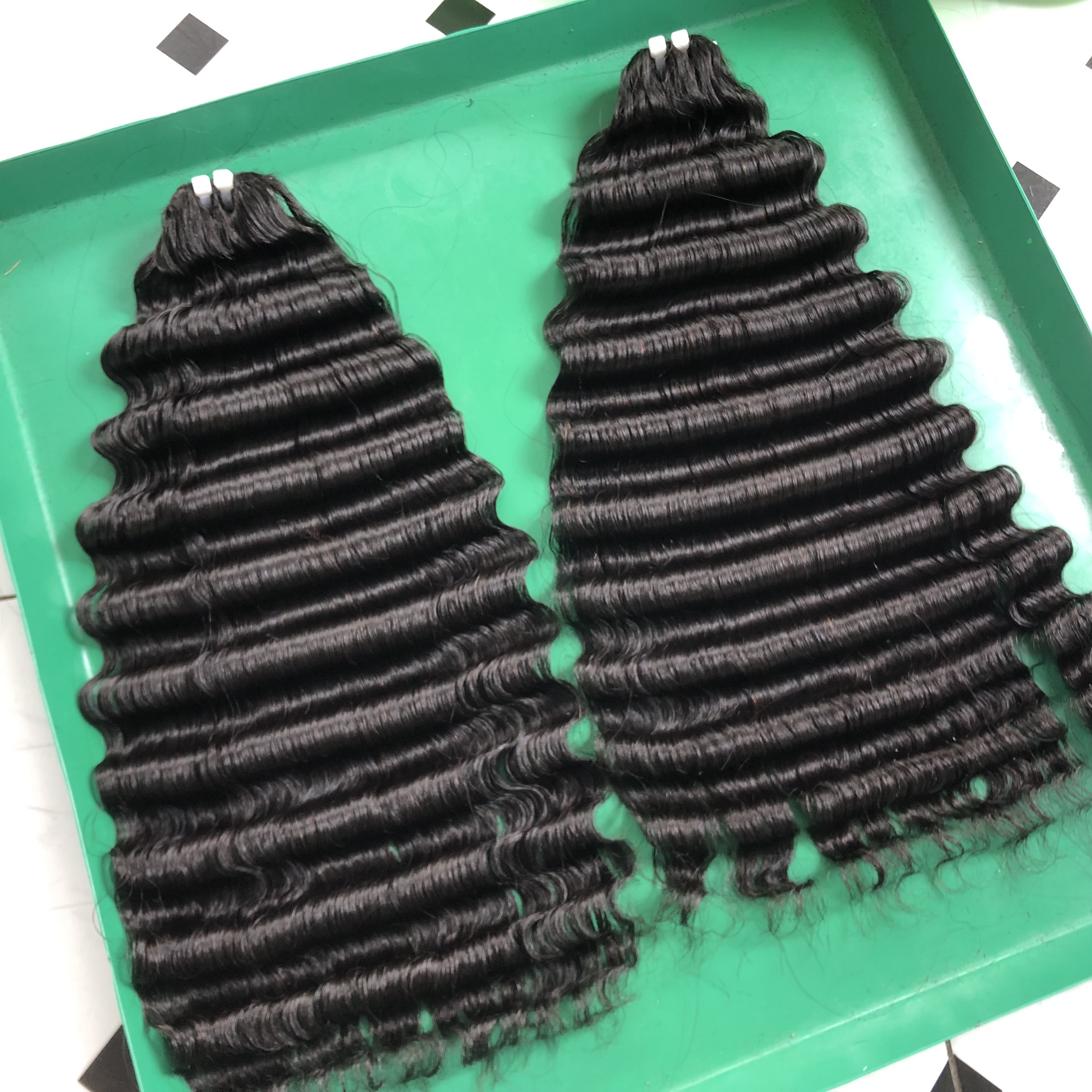 Vietnameses Human Hair Extensions From Factory Vendor Stylist deep wave Extensions