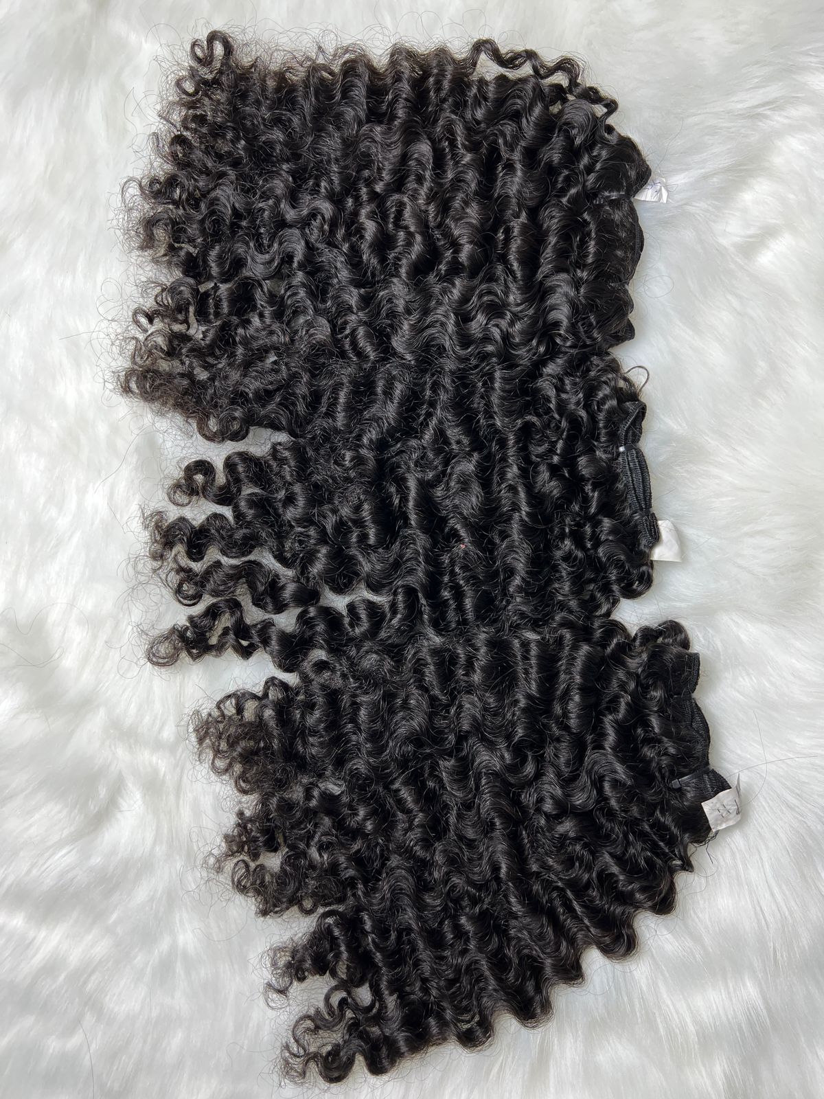 Vietnamese Raw Burmese Curly Bundles - Tape In - I Tip 100% Virgin Cuticle Aligned Hair Extensions