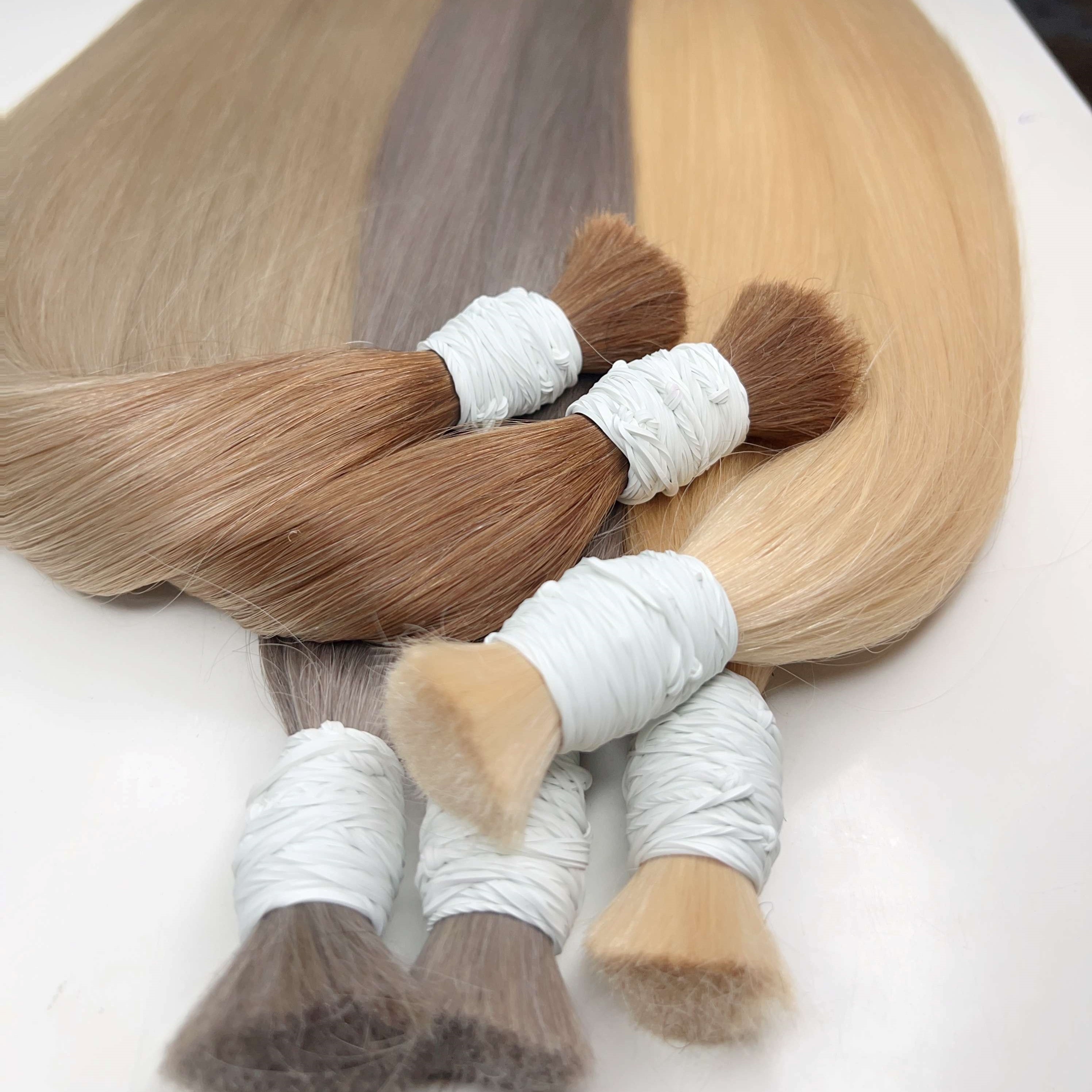 Bone Straight Bundles/ Tape In/ I Tip Hair Extensions High Quality 100% Vietnamese Raw Hair Wholesale Price