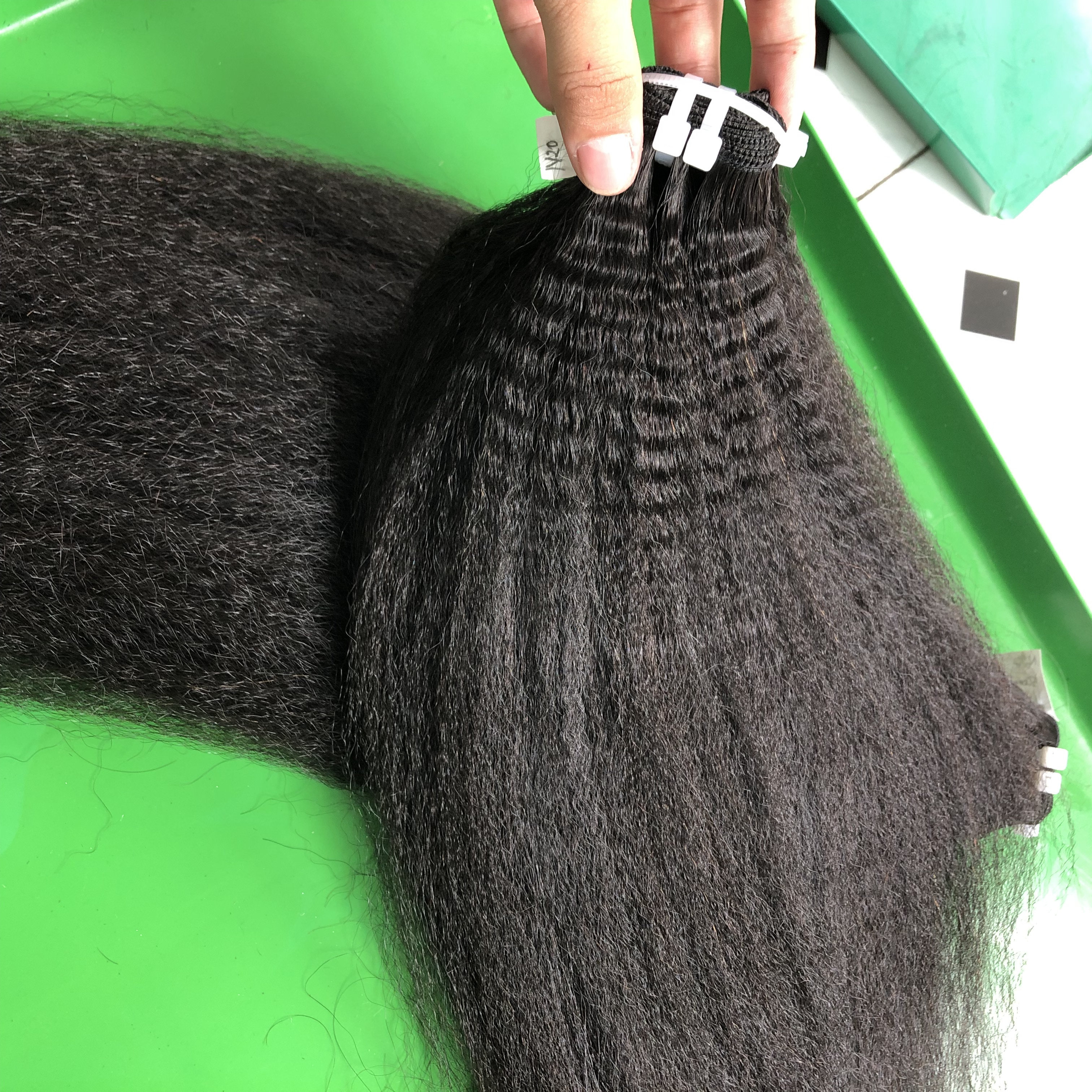 Wholesale Cheap kinky Straight Virgin Hair Bundles From Viet Nam 100% Raw Human Hair Extensions