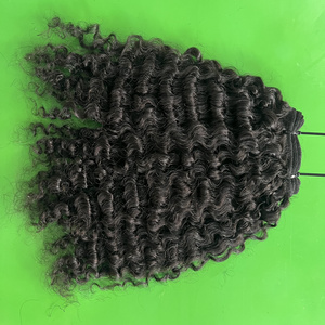 Hot Sales Burmese Curly Vietnamese Human Weft Hair Extension/ Weft Virgin Hair