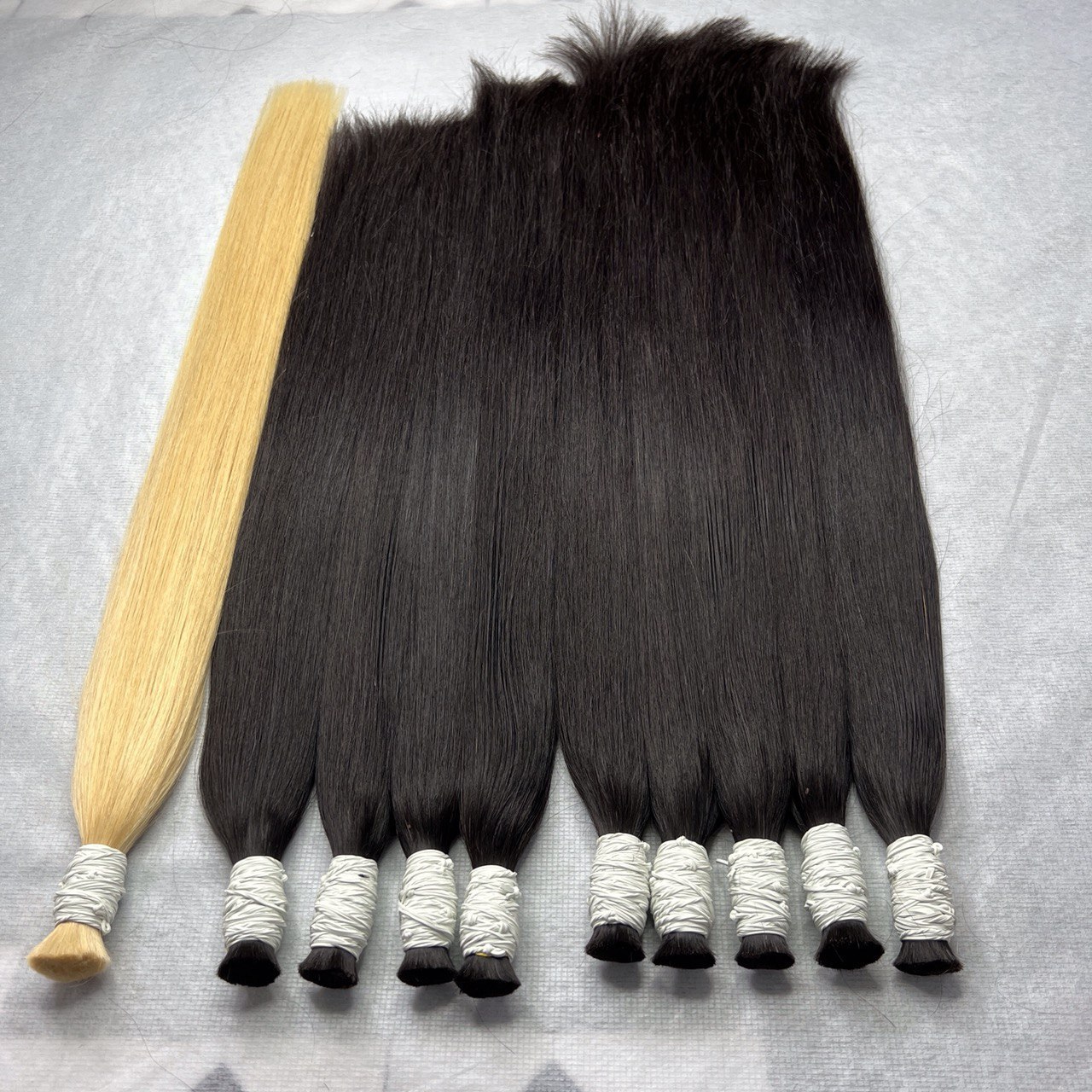 Factory Price List Bone Straight Vietnam Hair Double Drawn Virgin Hair 100% Raw Human Hair Extension Natural Color