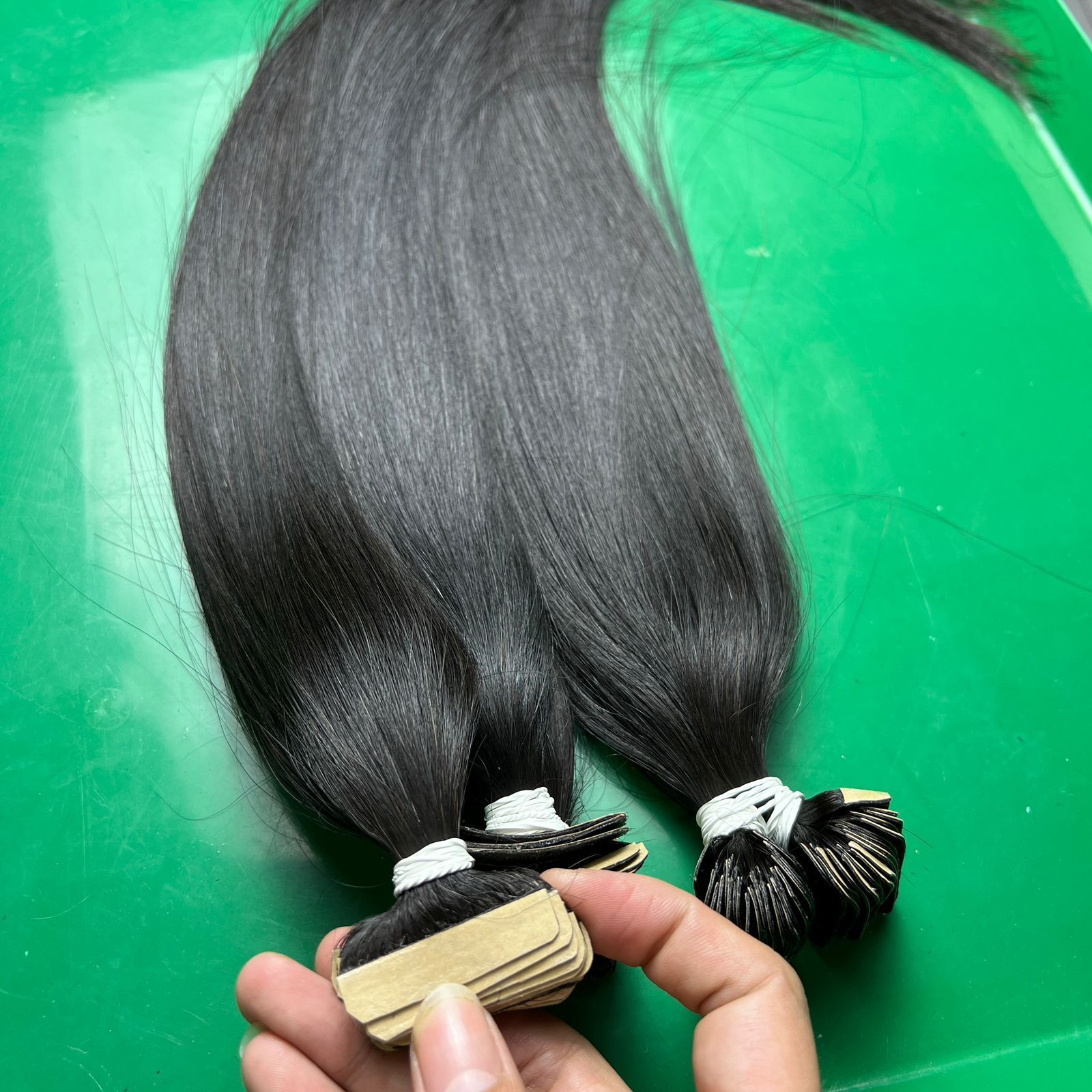 Bone Straight In Bundle And Tape In Human Hair Extensions Cloudy Viet Nam Hair Vendor Hair Stylist Raw Virgin