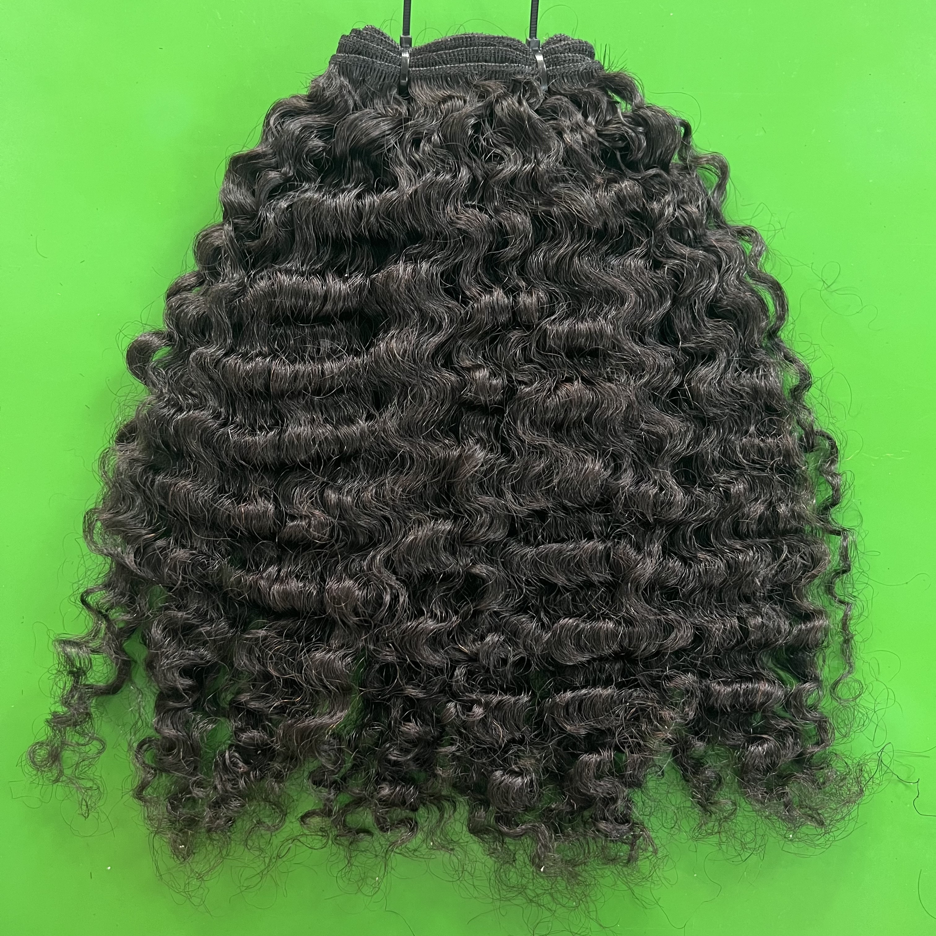 Double Drawn Burmese Curly Raw Vietnamese Hair Bundles Mix Donors Human Hair Extensions