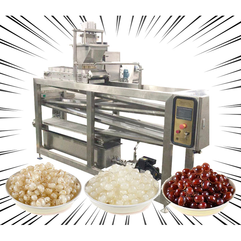 50/100/200/300/500 Bubble tea popping boba making machine/Bursting boba production line/Taiwan konjac jelly ball Machines