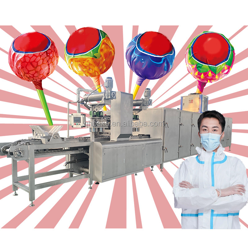 professional full automatic lollipop machine small capacity lollipop manufacturing line used lollipop making machine