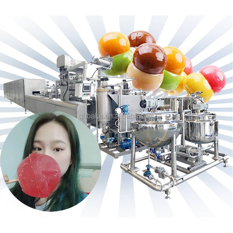 Multi Functional Automatic Stainless Steel Confectionery Hard Soft Jelly Lollipop Gummy Candy Making Machine For Sale