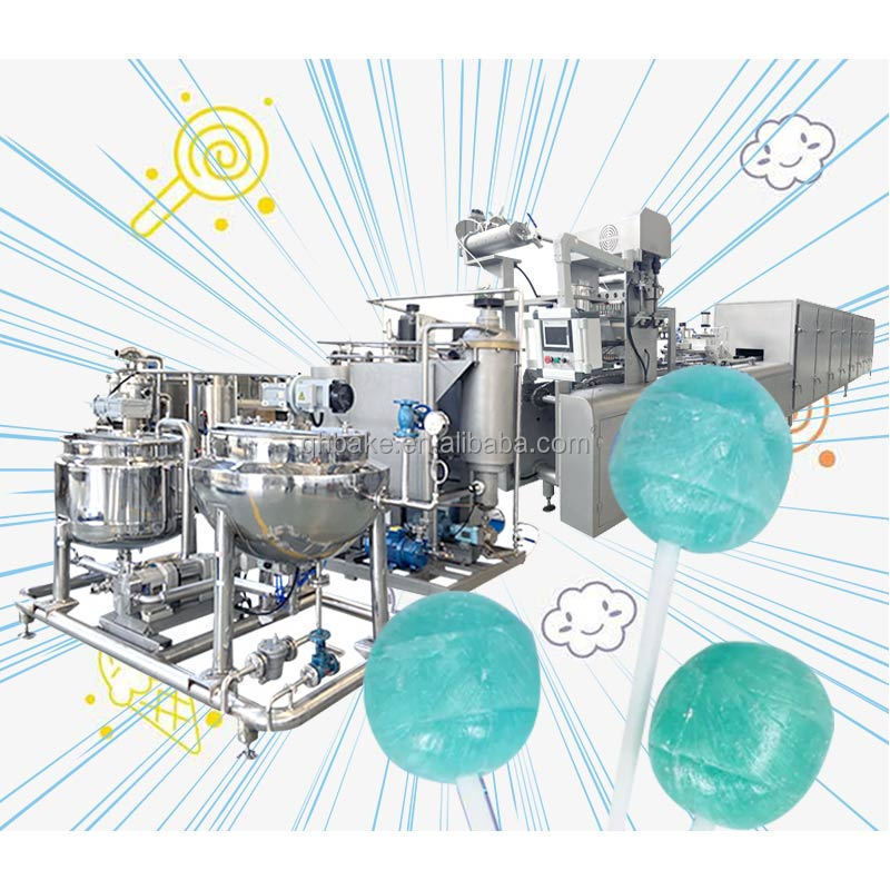 Multi Functional Automatic Stainless Steel Confectionery Hard Soft Jelly Lollipop Gummy Candy Making Machine For Sale