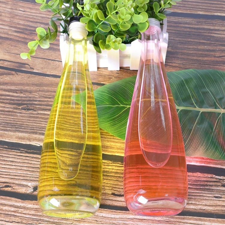 330ml 500ml High end champagne soft drinks french evian mineral water glass bottle for beverage juice drinking bottle in stock