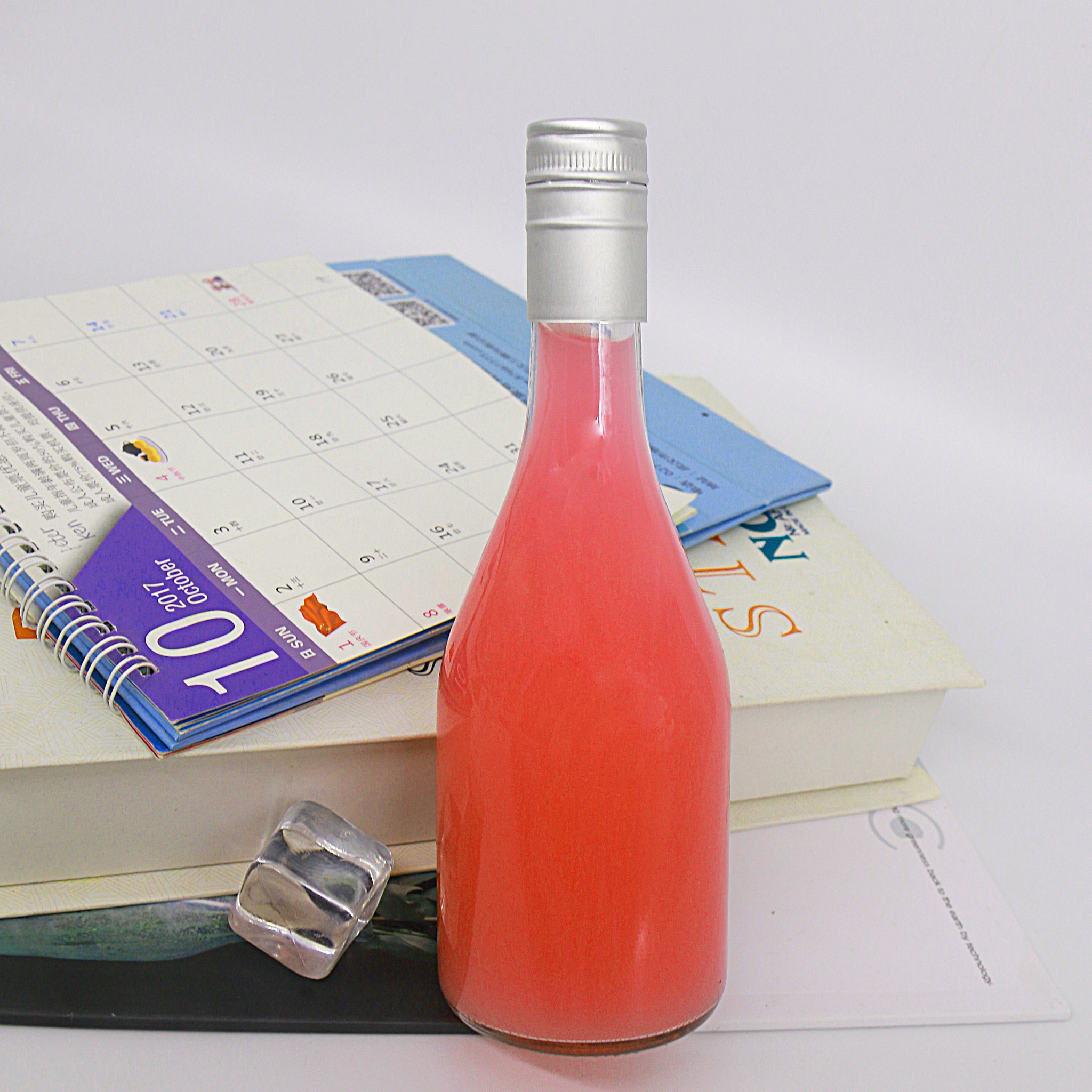 Mini Separate Bottles of Wine Clasp Glass Bottles with Screw Lid Tamper Avdence for Sweet Wine