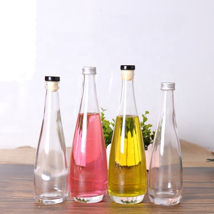 330ml 500ml High end champagne soft drinks french evian mineral water glass bottle for beverage juice drinking bottle in stock