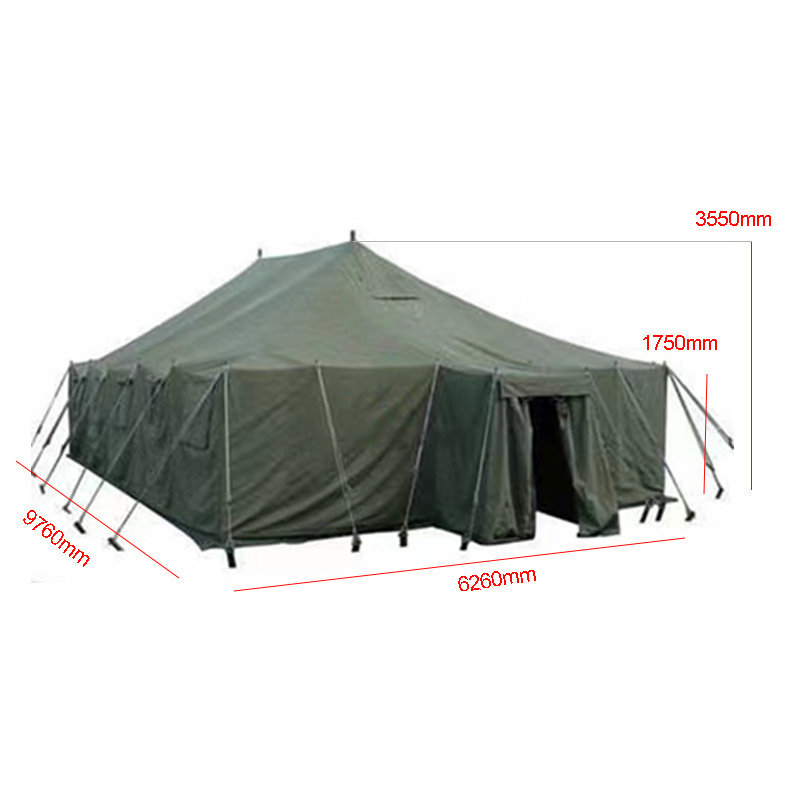 Russian USV56 UST56  accommodation living tent 9x6 green 40 people green heavy duty canvas tent