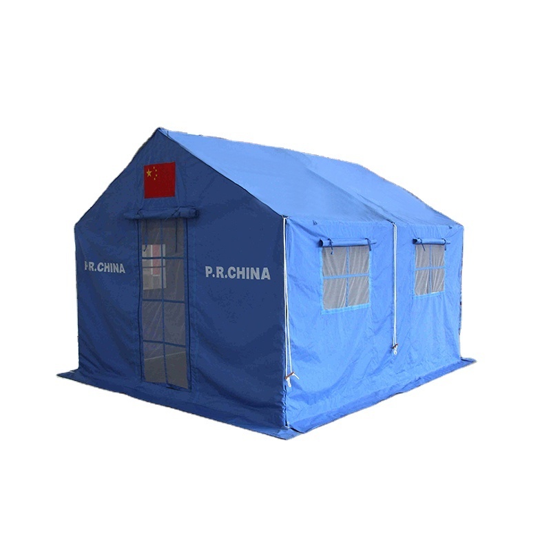 Aosener 20 Sqm life tent emergency survival shelter tent canvas waterproof flood relief tent manufacturer