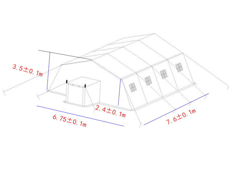 20-Person Canvas Camping Tent canvas folding camping trailer tents Durable and Spacious Shelter