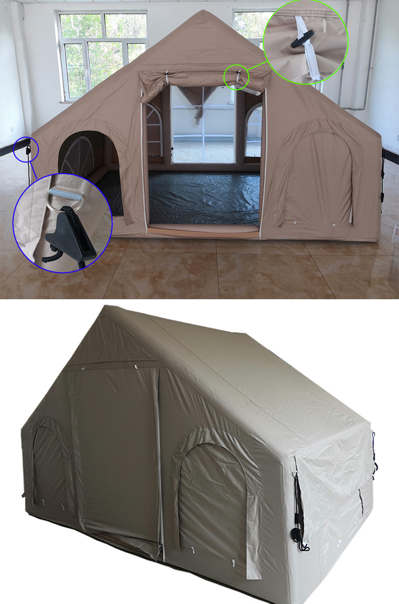 Aosener 7 sqm 3 to 4 people air pneumatic tent joyful fun tents camping outdoor inflatable tent