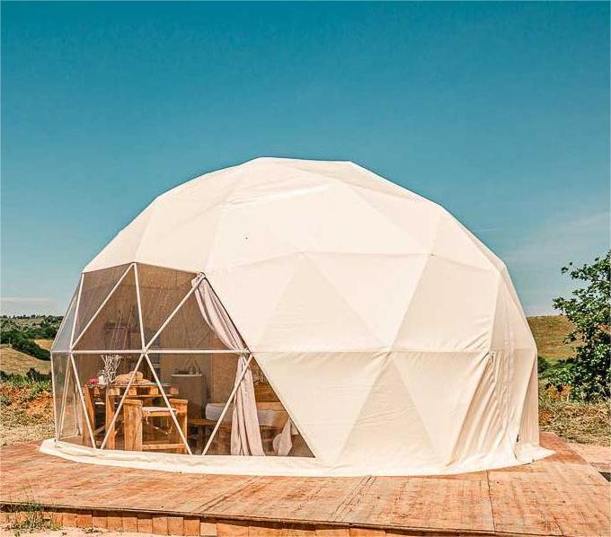 5m glamping tent For Camping Party Glamping Geodesic Domes Diameter 5m Dome Tent