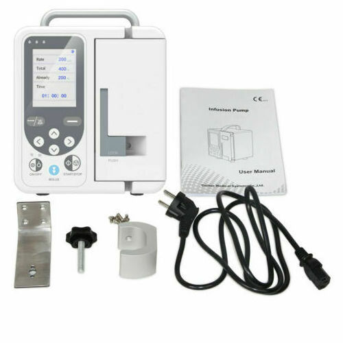 Contec SP750 Volumetric Infusion Pump IV & Fluid Syringe Pump Equipment Alarm & Calibration