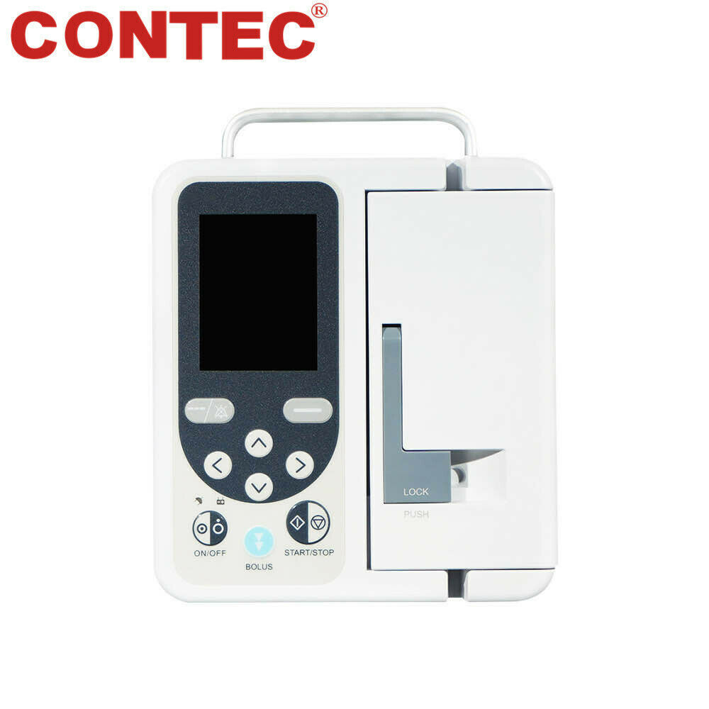 Contec SP750 Volumetric Infusion Pump IV & Fluid Syringe Pump Equipment Alarm & Calibration