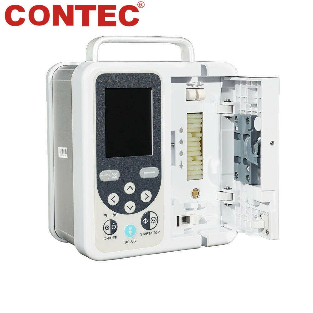 Contec SP750 Volumetric Infusion Pump IV & Fluid Syringe Pump Equipment Alarm & Calibration