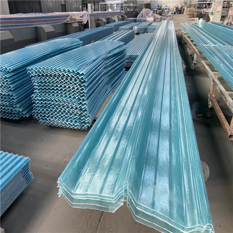 1.2mm thickness fiberglass reinforced plastic translucent corrugated  frp sunlight roofing  sheets