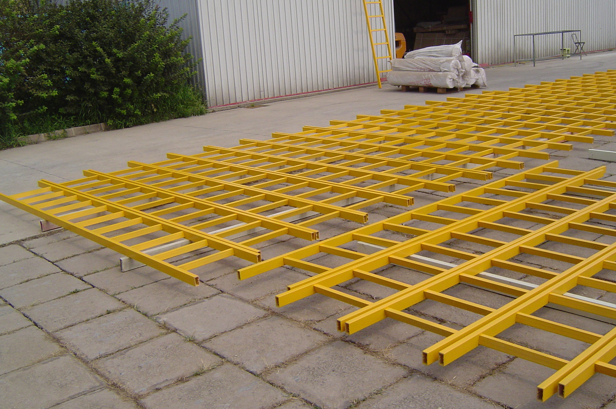 fiberglass reinforced plastic frp composite 11 step ladder