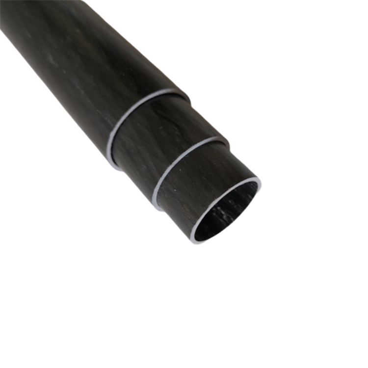 25*23mm pultruded carbon fiber telescopic tube