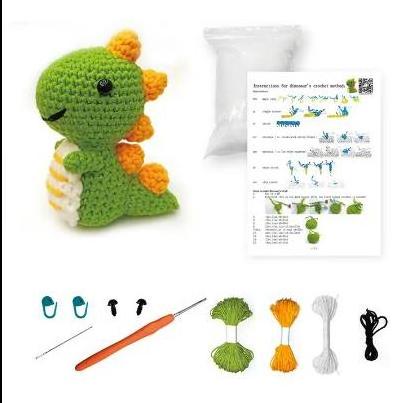 Crochet Kit for Beginners Kids Adults Crochet Starter Kit Learn to Crochet with Instruction and Video Tutorials embroidery kits