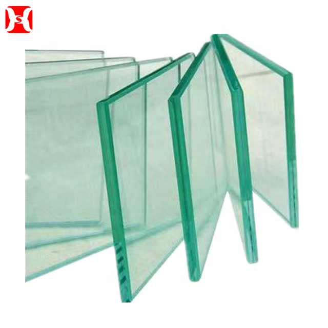 6.38mm Safty PVB Tempered Laminated Glass Clear Toughened Flat/Curved Laminated Glass Wall