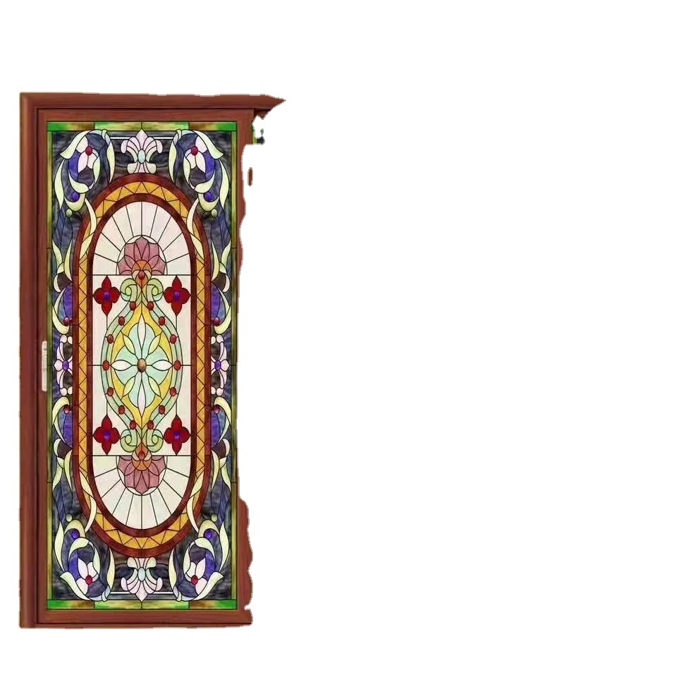 Custom Pictures Patterns Church Cathedral Arena Customized Pattern Design Insulated Tempered Stained Glass