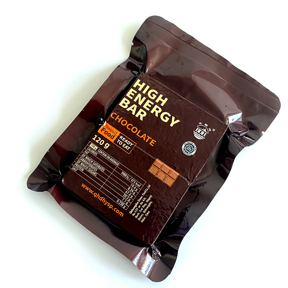 Chocolate flavor high energy emergency food ration