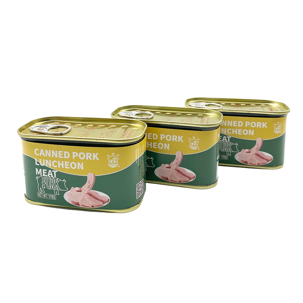 High Energy ready to eat 198g Canned Pork Luncheon Meat